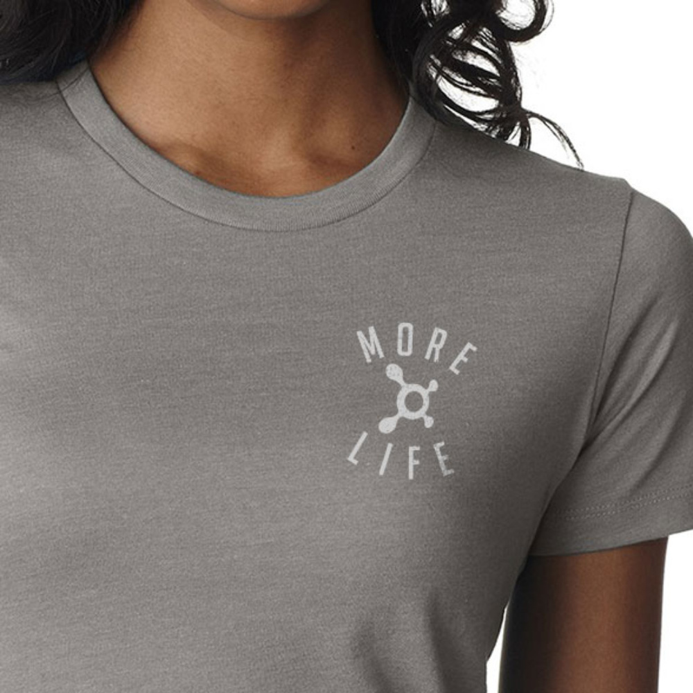 OrangeTheory More Life tee Stone Gray